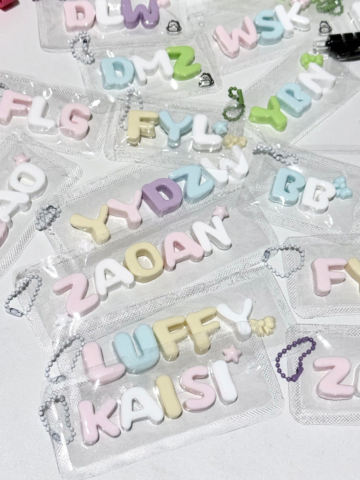 「予約販売」アルファベットスクイーズオーダーメイド