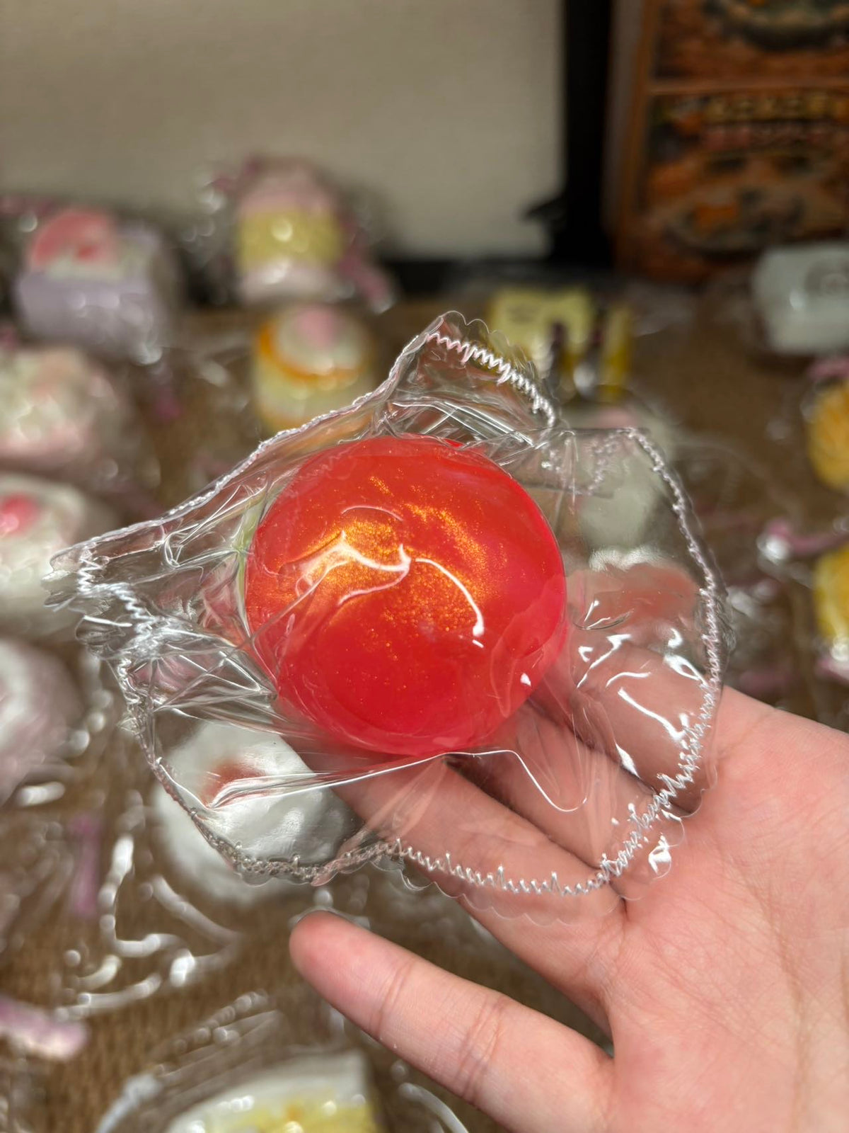 クリアちびっ子大福 色はランダン