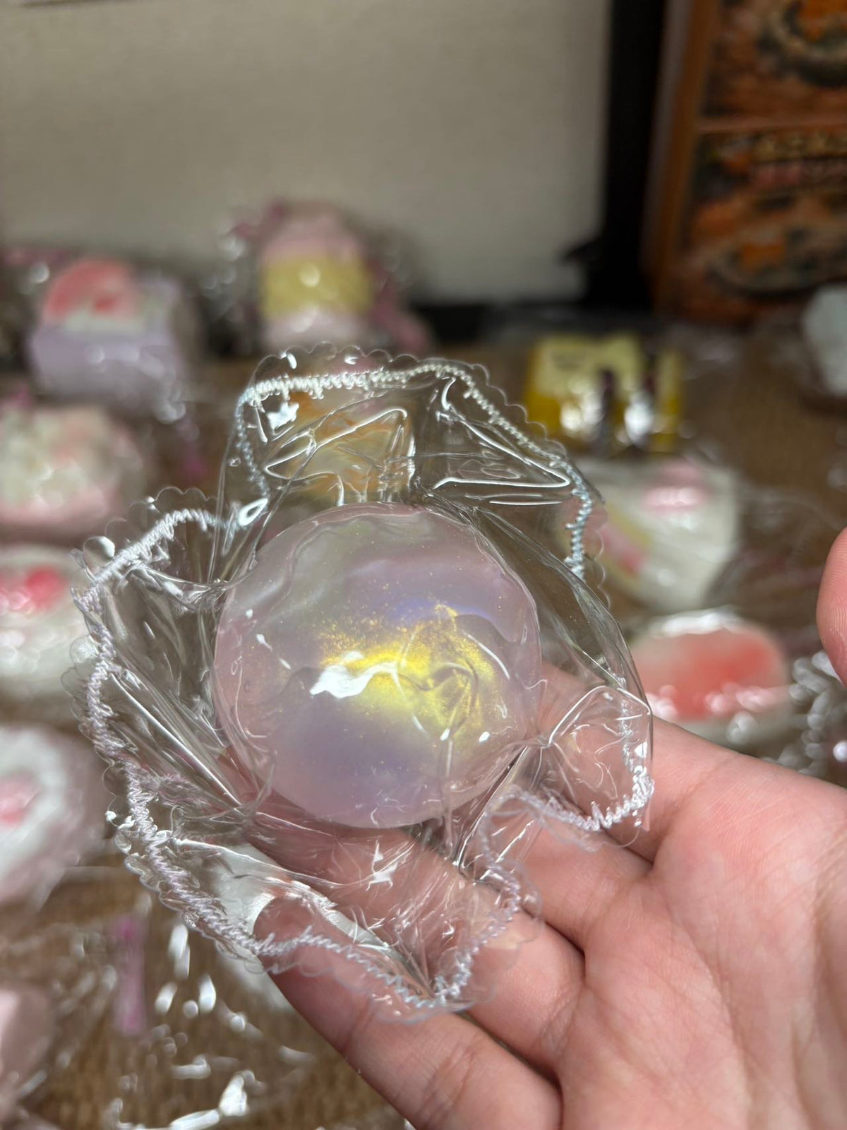 クリアちびっ子大福 色はランダン